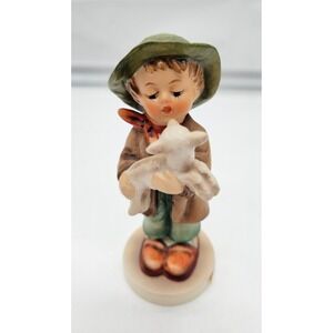 Hummel Goebel The Lost Sheep Figurine Boy with Lamb 68 W. Germany Ceramic